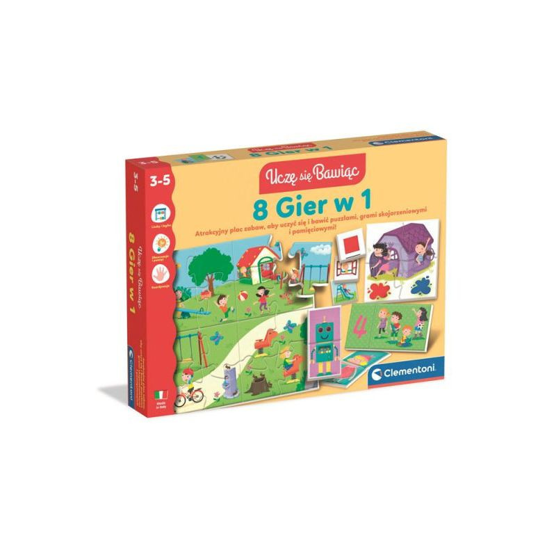CLE Uczę się bawiąc! Edukacyjny zestaw 8w1 50414