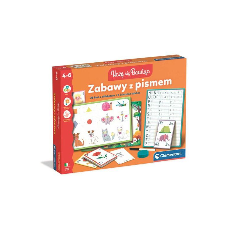 CLE Uczę się bawiąc! Zabawy z pismem 50431