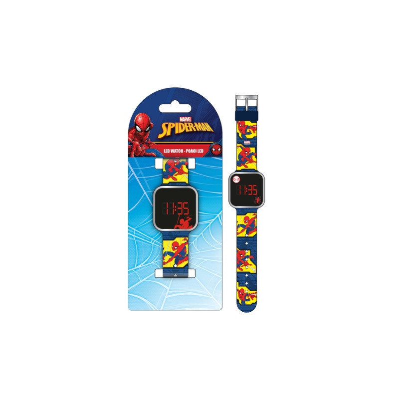 DIAKAKIS zegarek cyfrowy LED Spiderman 04208