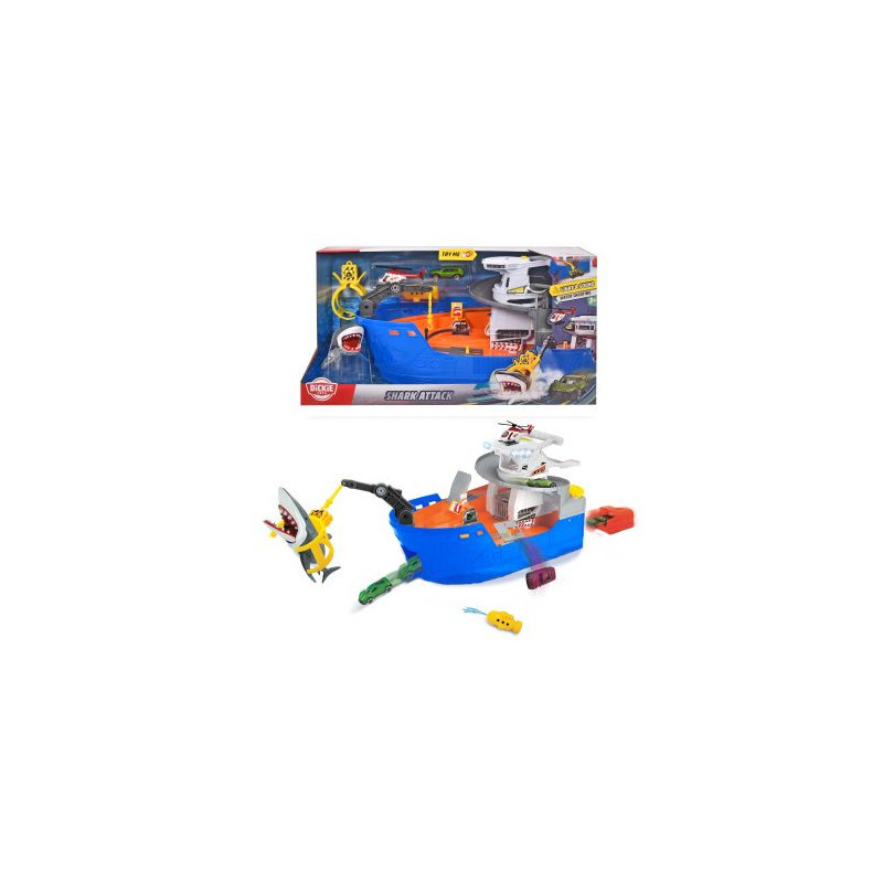 Dickie City Rekin atak łódź 48cm św/dźw 377-9001