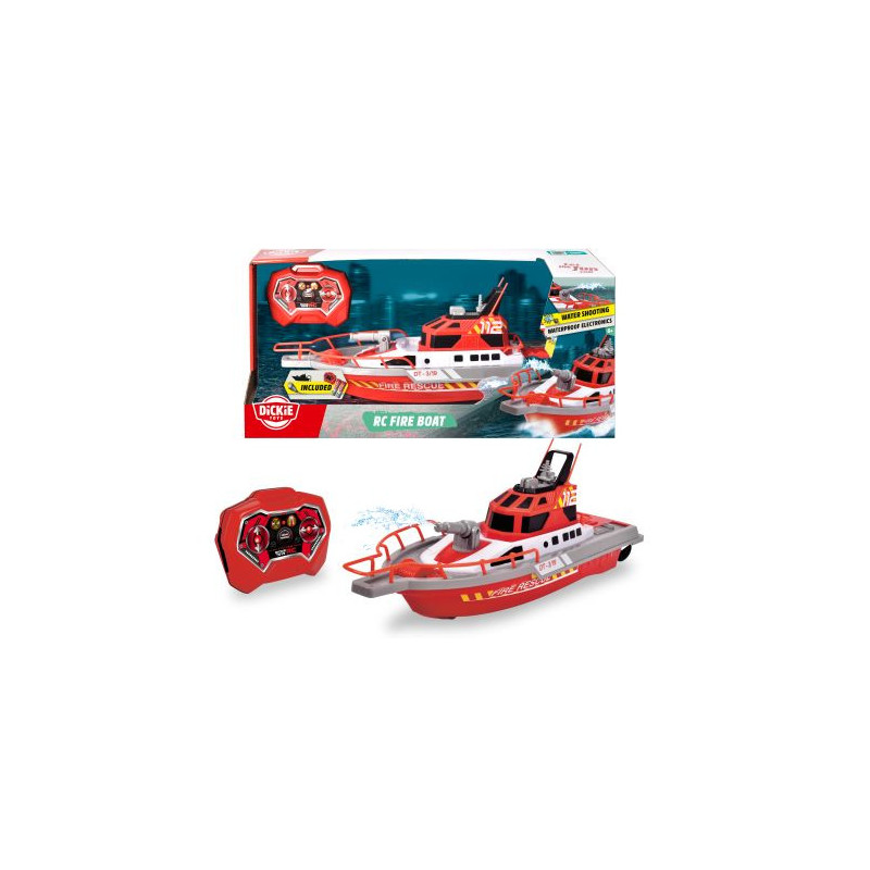 Dickie RC łódź straży pożarnej 38cm 110-7000