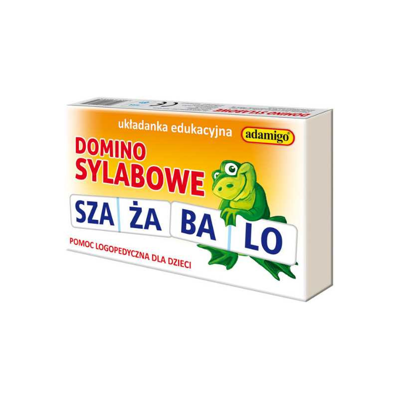 Domino sylabowe - układanka edukacyjna 04812