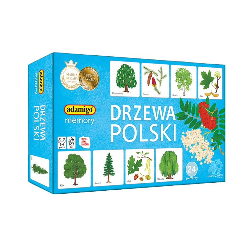 Drzewa Polski Gra memory 07882