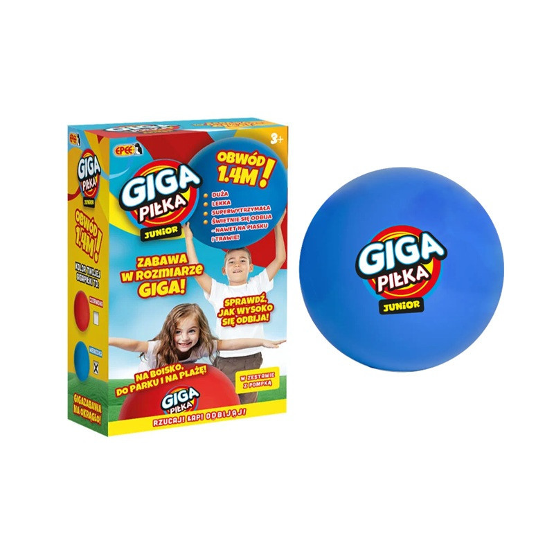 EPEE Gigapiłka Junior z pompką EP60400 nieb.04026