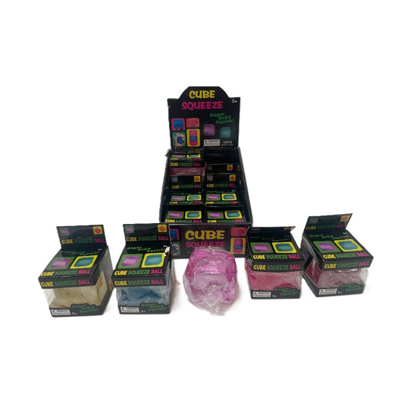 Gniotek kostka 12szt/disp D45825 90842