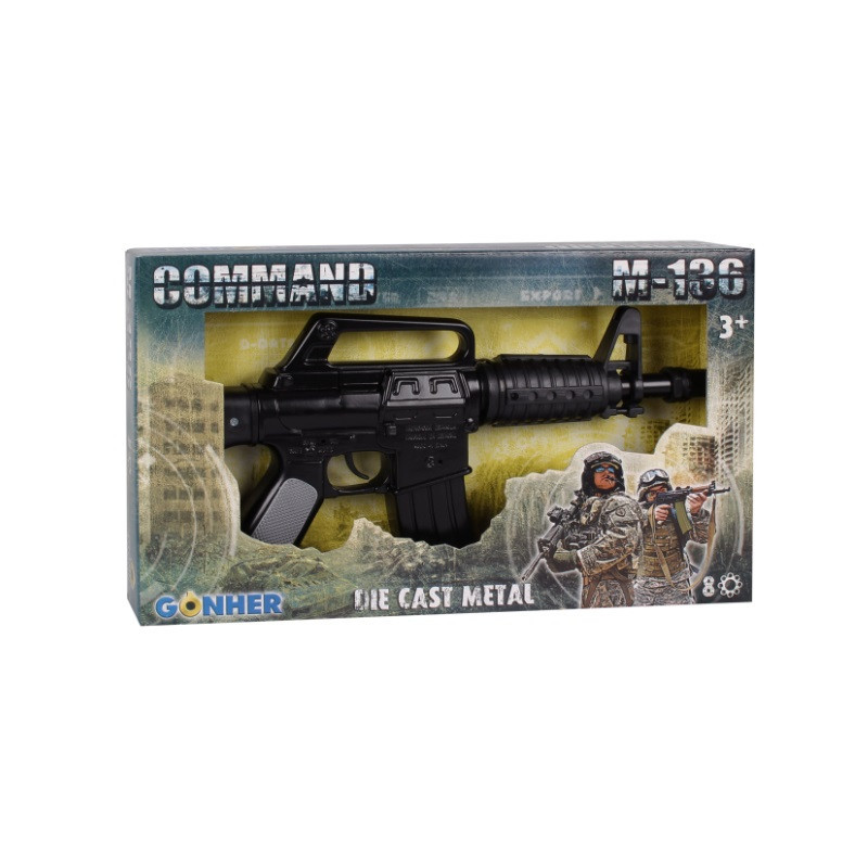 GONHER karabin maszynowy metal 8 naboi 136/6 13660