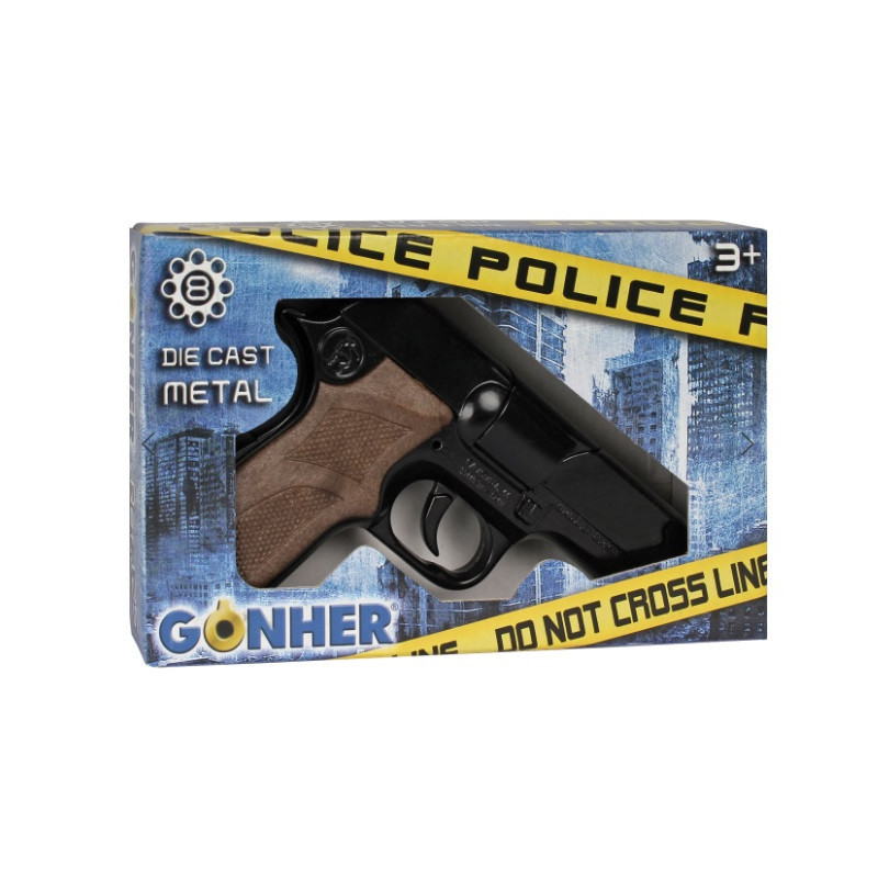 GONHER pistolet metalowy policjanta 125/6 12564