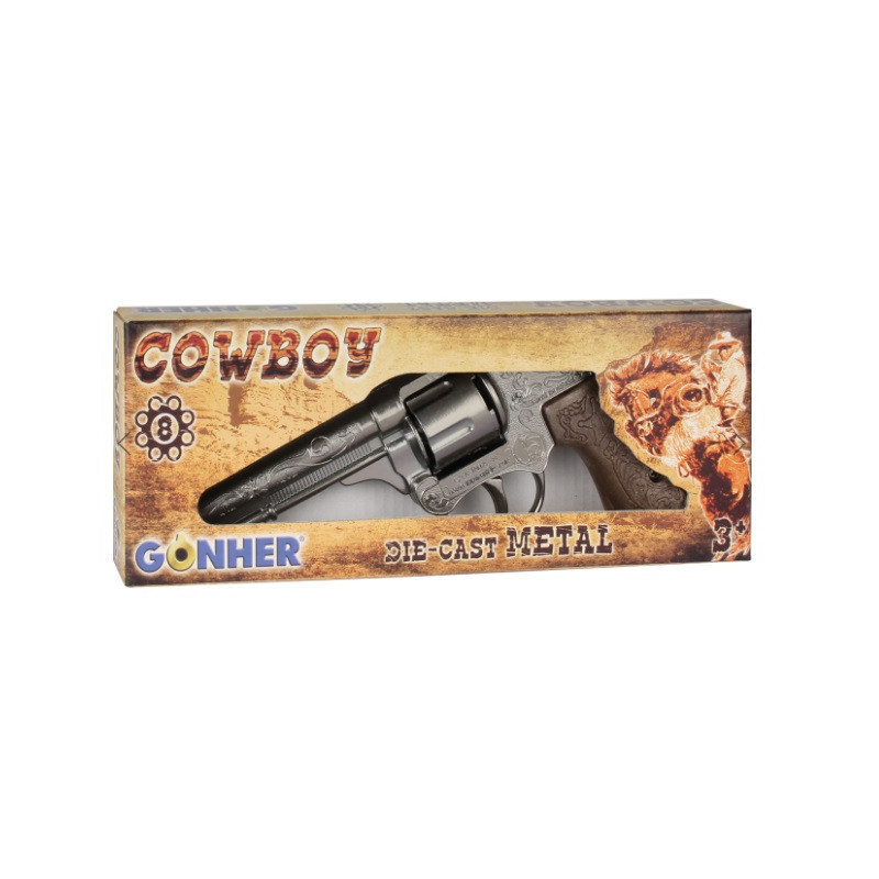 GONHER rewolwer kowboja metalowy 8nab 80/0 08000