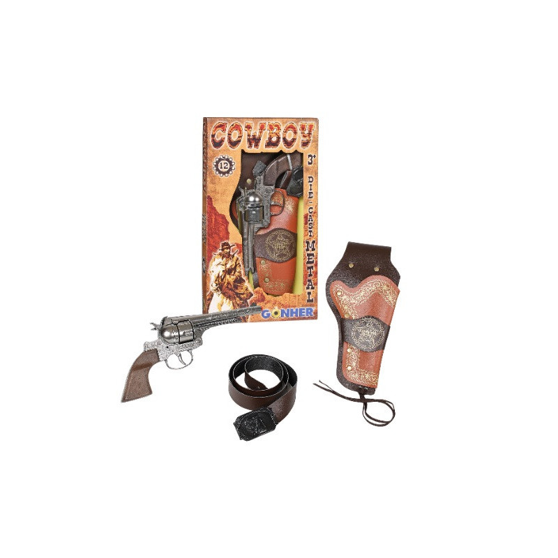 GONHER rewolwer kowboja+kabura+pas 149/0 14902