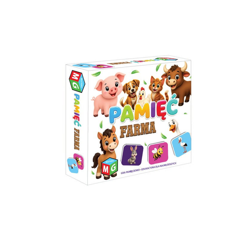 Gra pamięciowo-edukac.Pamięć Farma 30113