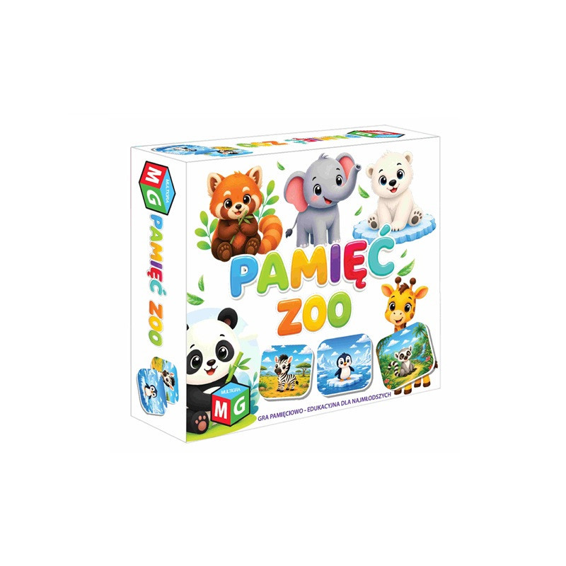 Gra pamięciowo-edukac.Pamięć Zoo 30120