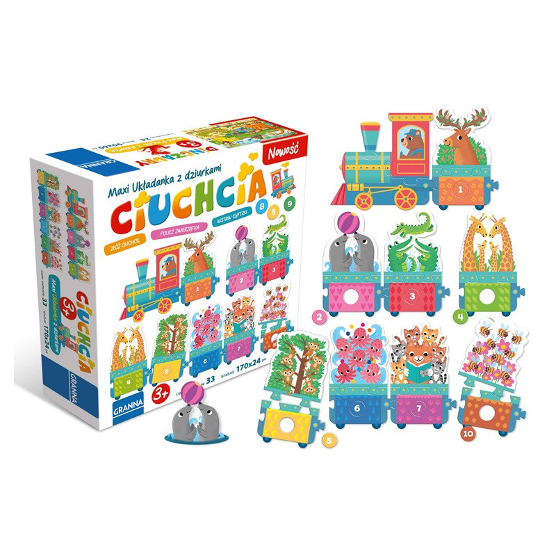 GRA Układanka maxi Ciuchcia 00443 04434