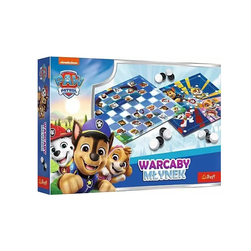 GRA Warcaby i Młynek Paw Patrol 02798