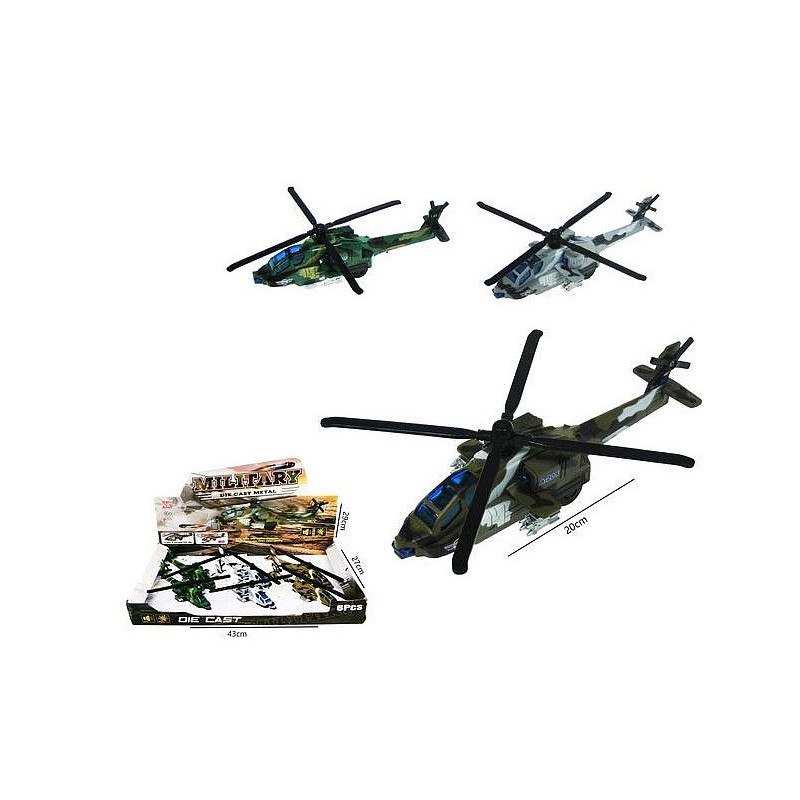 Helikopter 20cm wojsko św/dźw HXAT44 48063
