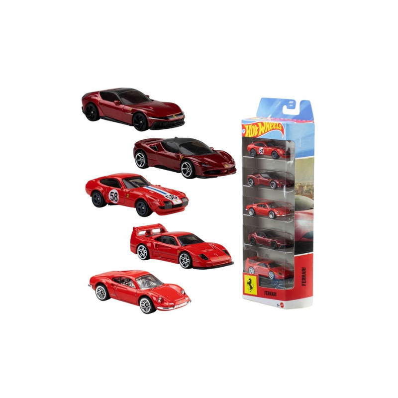 HW Ferrari pięciopak JLN12