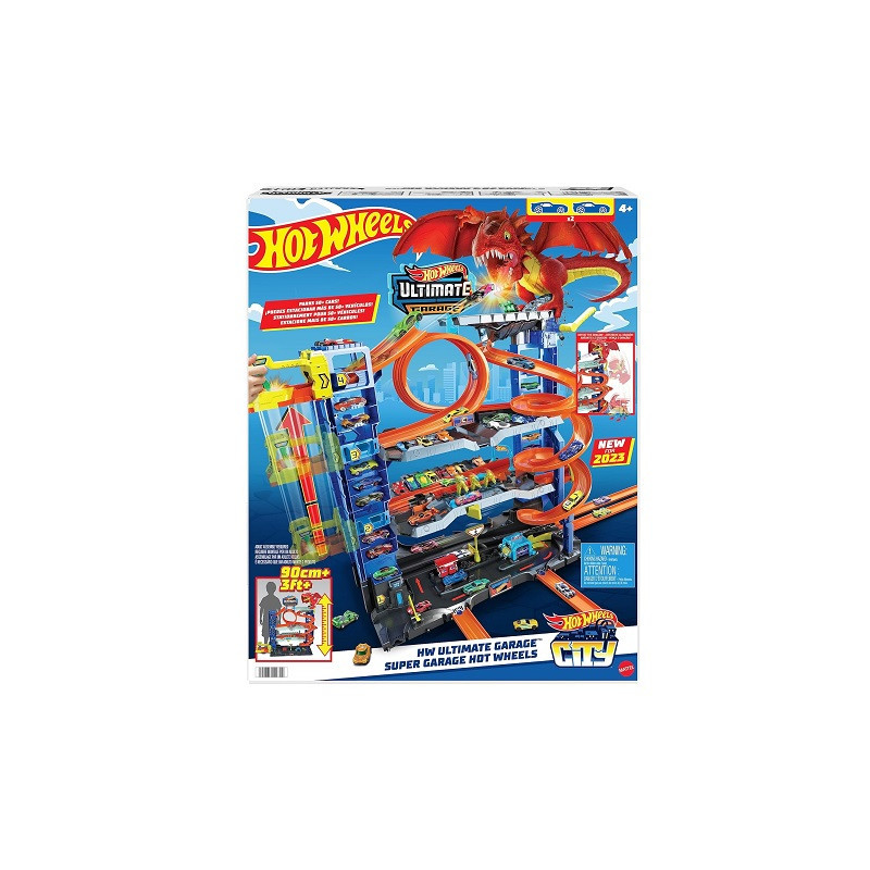 HW zestaw City Mega garaż Atak smoka HKX48 /1