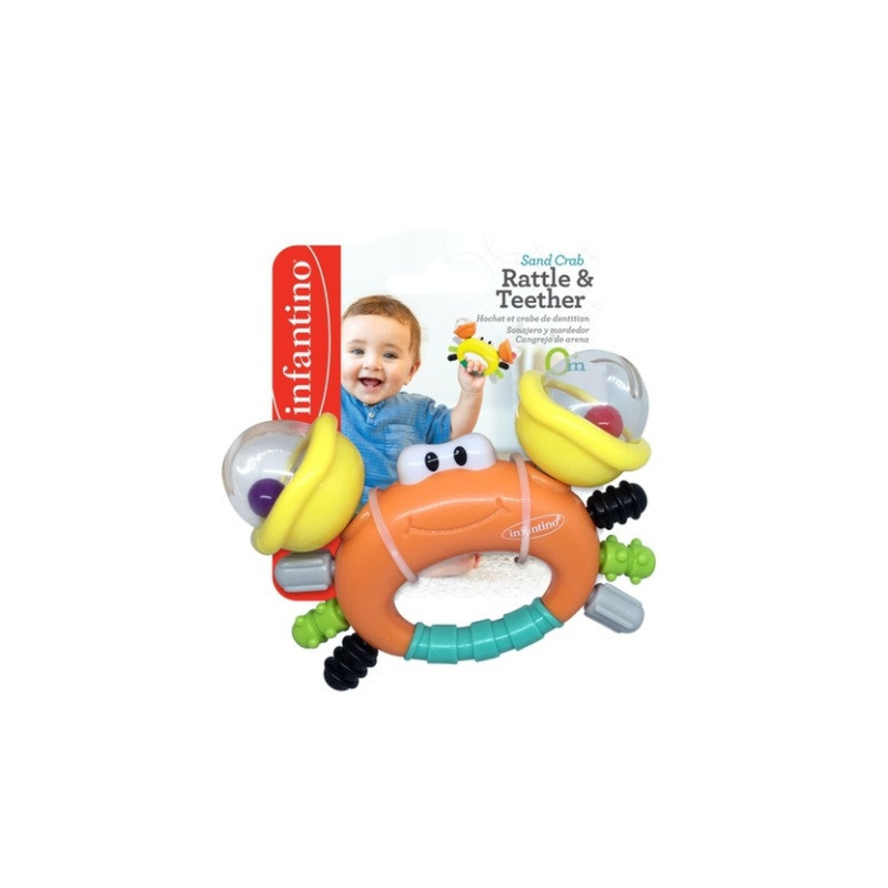INFANTINO gryzaczek grzechotka Krab 304889 48896