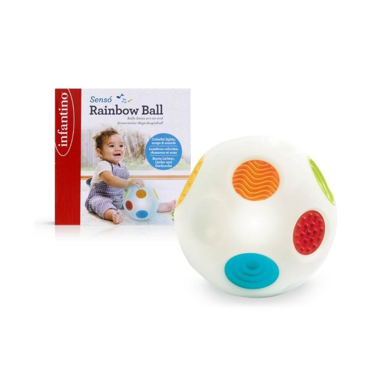 INFANTINO sensoryczna tęczowa piłka 5217 52173