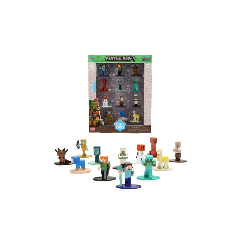 JADA Minecraft metal fig 4cm 12pak 9337541314