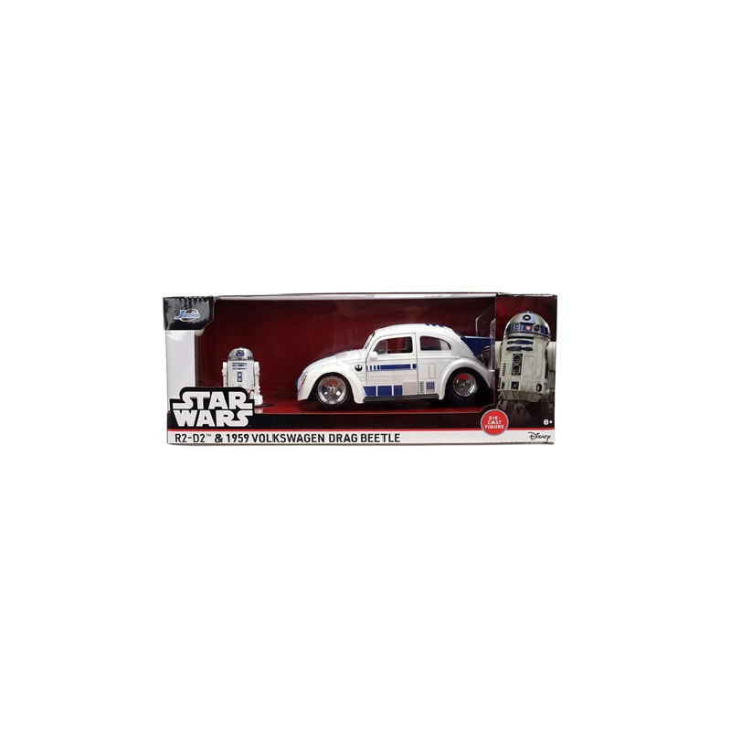 JADA Star Wars VW Drag Beetle 1:24+fig 9336912314