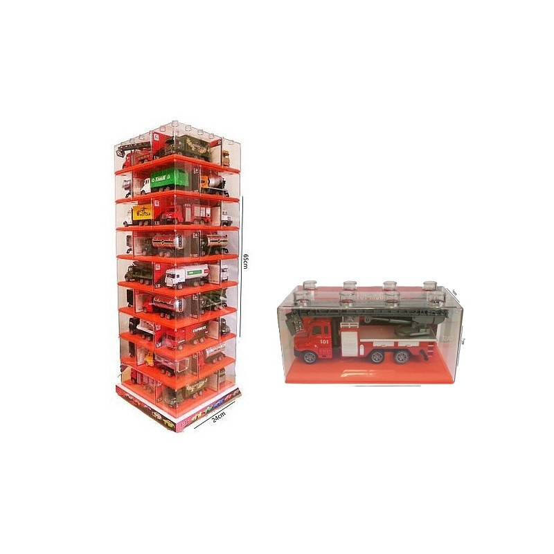 KLOCEK ciężarówka 11cm 14rodz metal HX272 57591