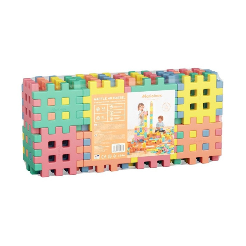 Klocki konstrukcyjne Kostka 48 pastel 909881