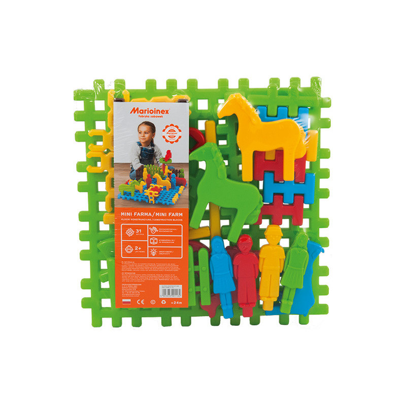 Klocki konstrukcyjne Mini farma 901182