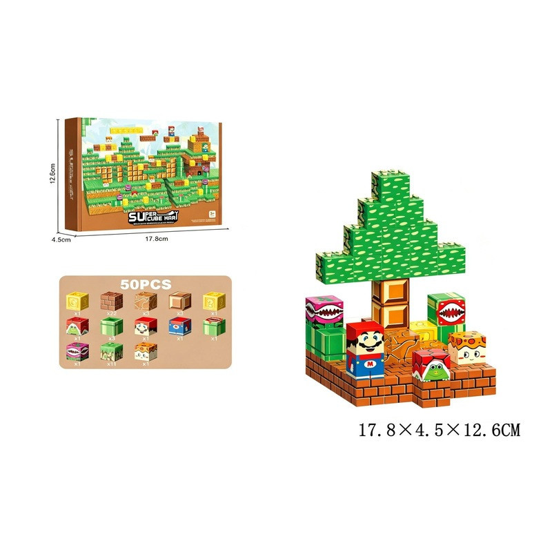 Klocki magnetyczne 50el G222059 03624
