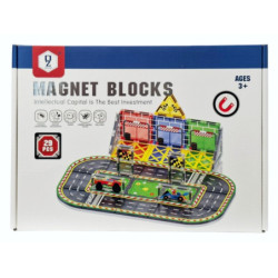 Klocki magnetyczne tor wyścigowy G8672 24890