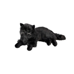Kot perski leżący czarny 36cm 14104 23223
