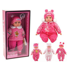 Lalka bobas 35cm z dźwiękiem PL 6rodz box 27086