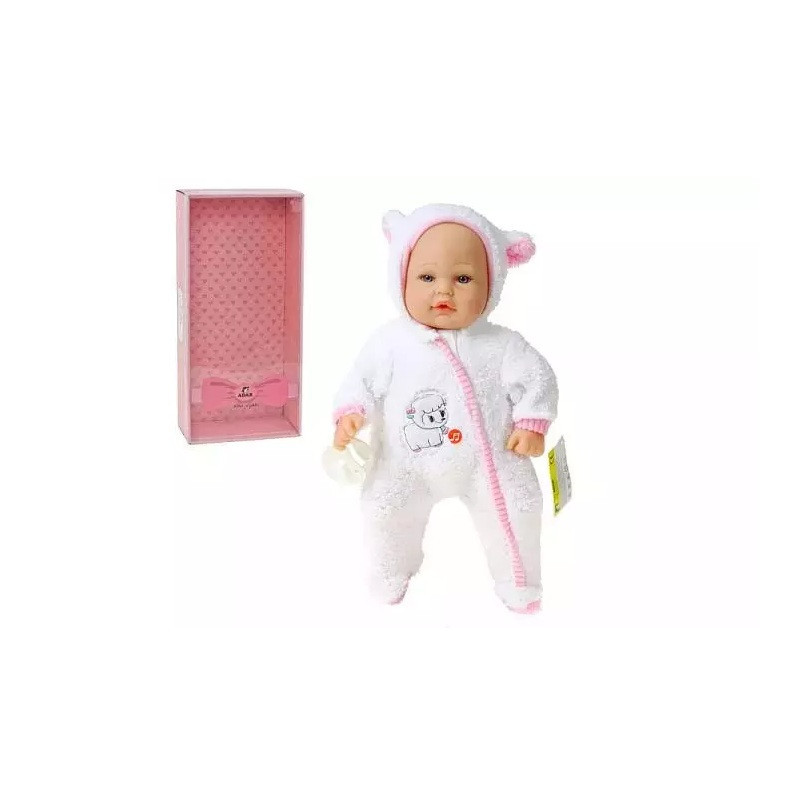 Lalka bobas w kombinezonie 40cm PL box 65005