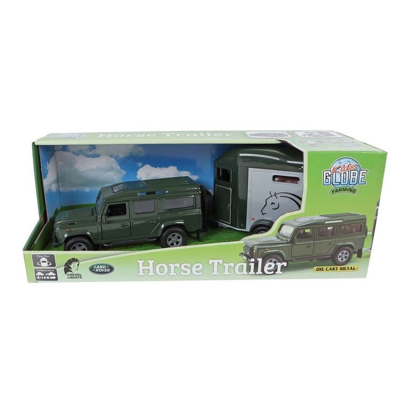 Land Rover z przyczepą do transp.koni 520460 55002