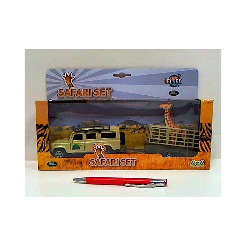 Land Rover z przyczepą i żyrafą 521723 84438