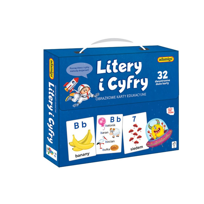 Litery i Cyfry - Obrazkowe karty edukacyjne 07714