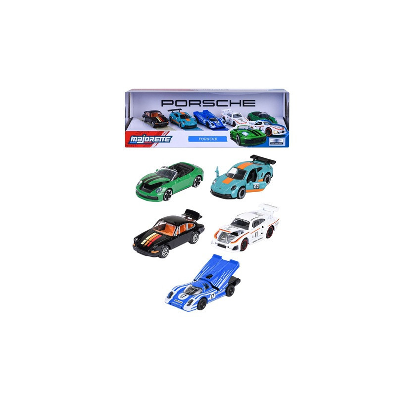 Majorette Porsche 5pak aut 8502105002