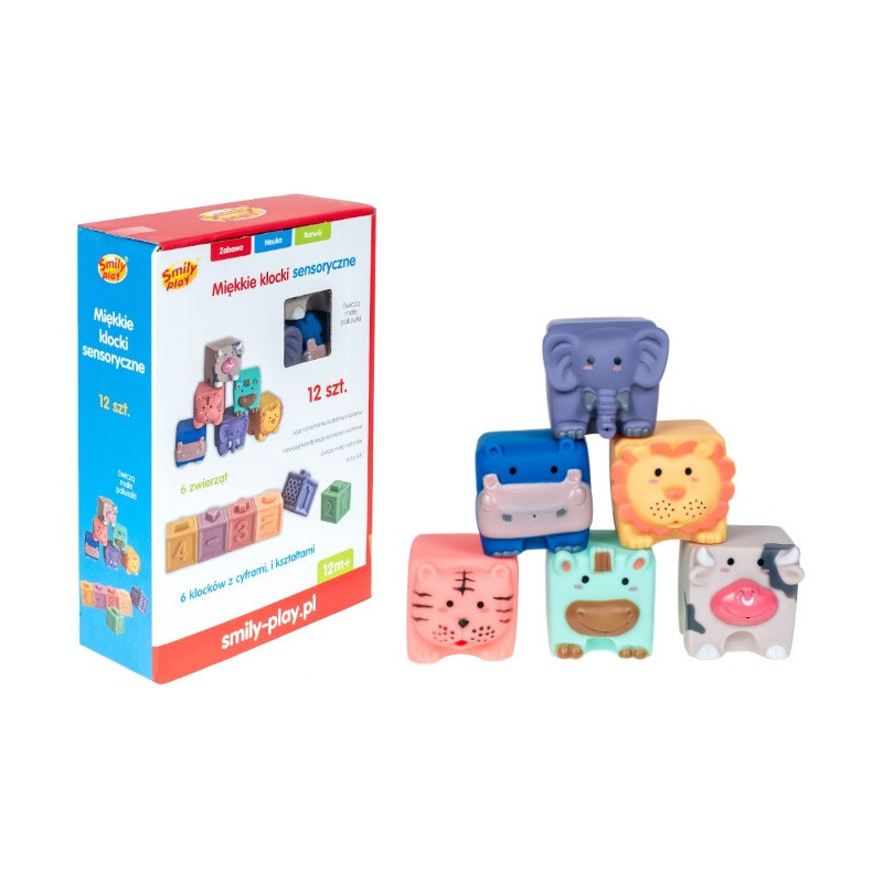 Miękkie klocki sensoryczne SmilyPlay SP84486 44868