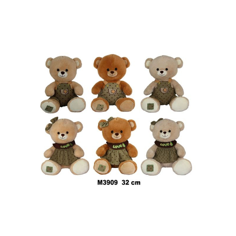 Miś M-3909 6rodz 3kol 32cm 177155