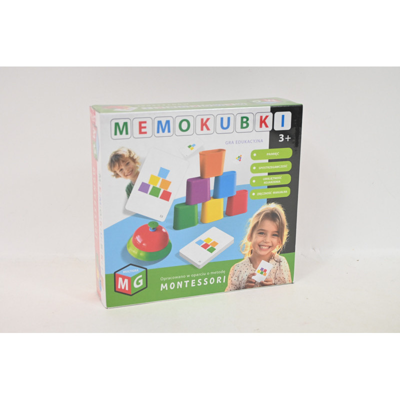 Montessori - gra edukacyjna memokubki 05952