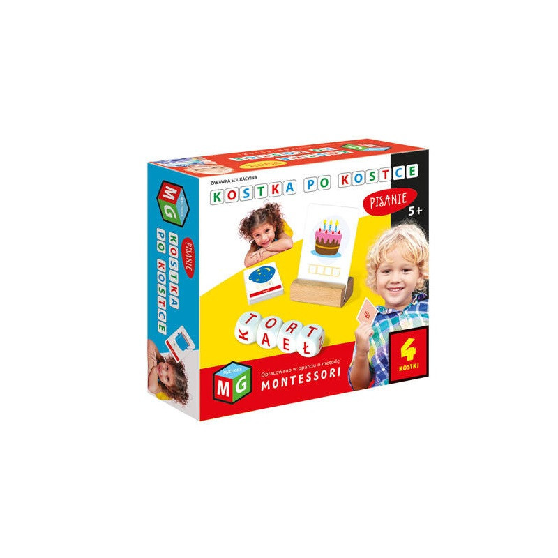 Montessori kostka po kostce-pisanie 4 kostki 05792