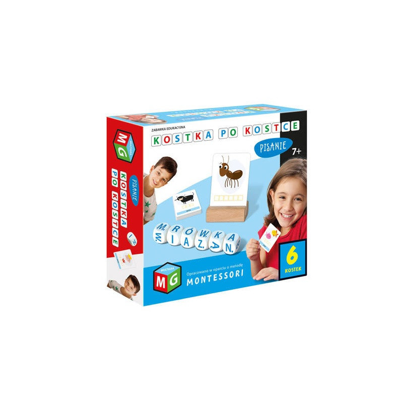 Montessori kostka po kostce-pisanie 6 kostek 05815