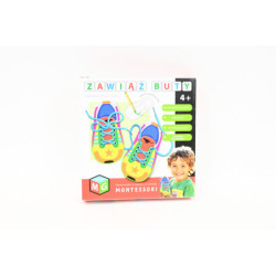 Montessori -zabawka edukacyjna zawiąż buty 05938