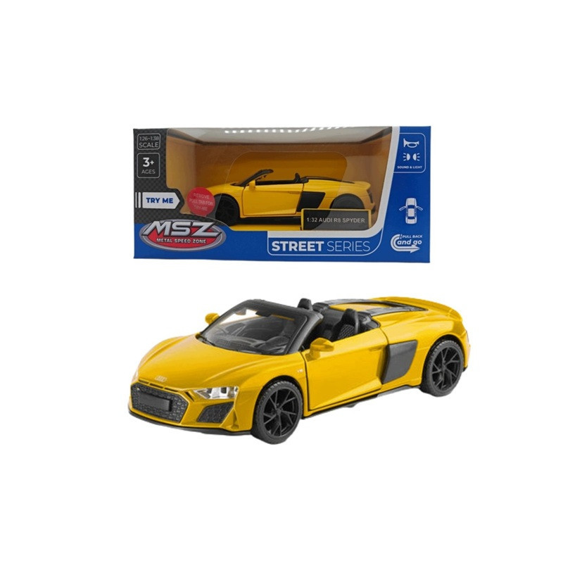 MSZ model AUDI R8 Spyder czerwony św/dźw 26751