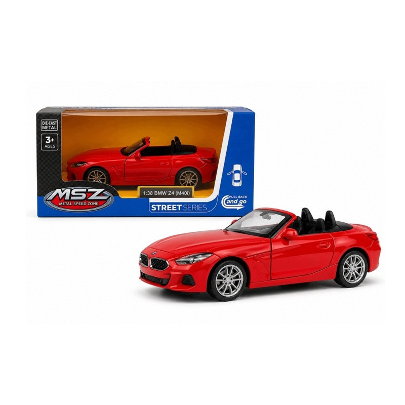 MSZ model BMW Z4 M40I czerwony św/dźw 26003