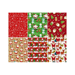 Papier świąteczny WK 22656 60gr(200x70) 66960