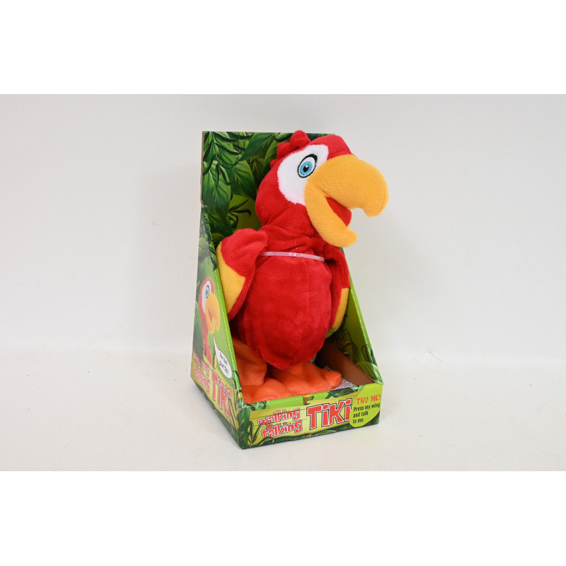 Papuga z głosem 20cm chodząca 660218 49205