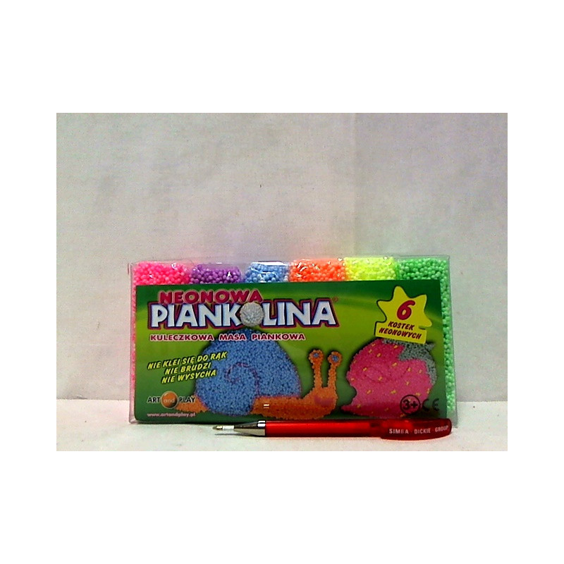 Piankolina 6 kolorów neonowa 31096