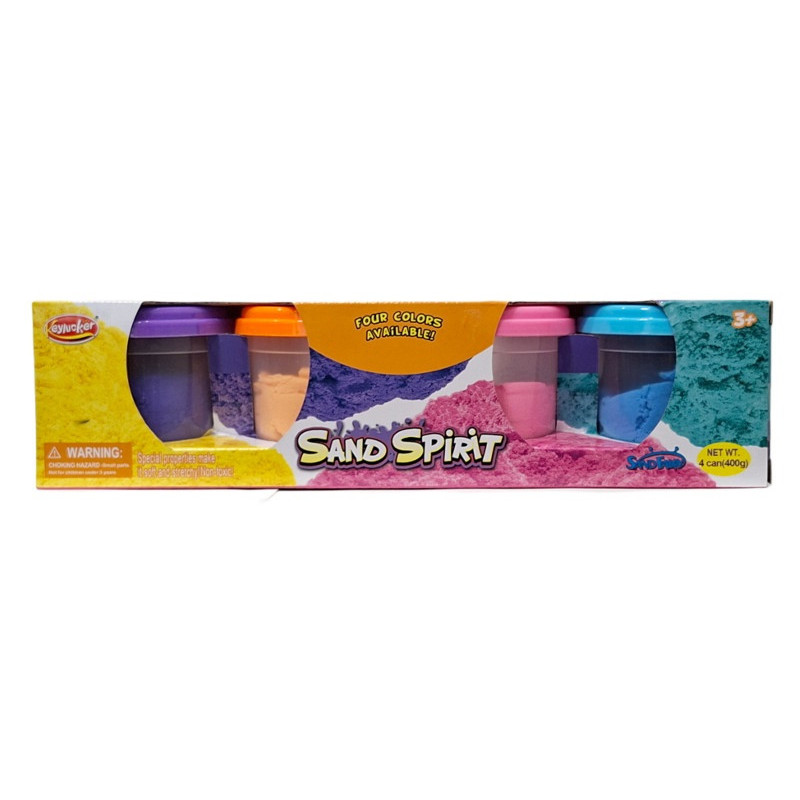 Piasek kinetyczny 4 kolory Q3685 23558