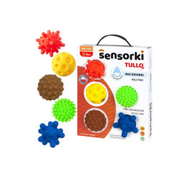 Piłeczki sensoryczne 5szt b/dziurki REF800 78000