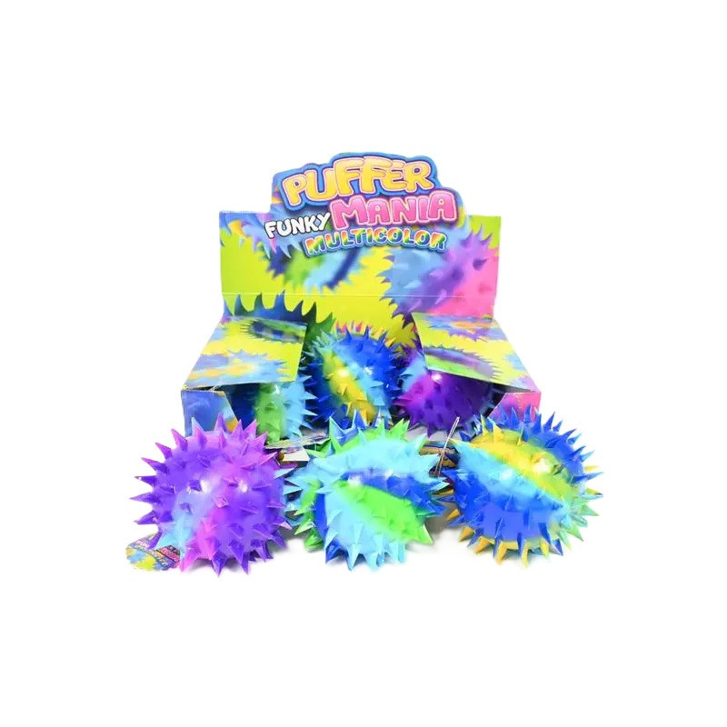 Piłka funky mania z kolcami 18cm 6/op 622214 81186